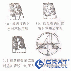 在偏置閥盤的閥體上的密封環(huán)